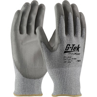 G-Tek&reg; PolyKor&reg; Cut Resistant Gloves, Size Small, 13 Gauge, Polyurethane Coated, Polyethylene Shell, ASTM ANSI Level A4/EN 388 Level 5/EN 388 Level D Cintas