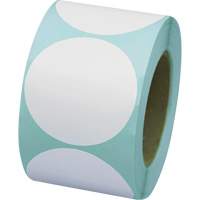 Coloured Marking Dots, Circle, 3" L x 3" W, White, Vinyl Cintas