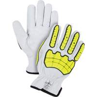 Gants r&eacute;sistants aux coupures et aux chocs, Petit, Paume en Ch&egrave;vre, Poignet Conducteur Cintas