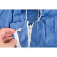 Hooded Coveralls, Medium, Blue, SMS Cintas