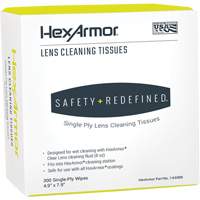 Serviettes nettoyantes pour lentilles, 4,9" x 7,9", 300 /pqt. Cintas