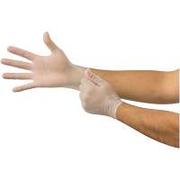 MICROFLEX Derma Free DF-850 Disposable Gloves, 6.5/7/Small, Vinyl, 3.1-mil/3.5-mil, Powder-Free, Clear, Class 2 Cintas