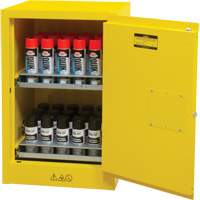 Flammable Aerosol Storage Cabinet, 12 gal., 1 Door, 23" W x 35" H x 18" D Cintas
