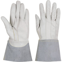 852 Ranpro&reg; FR White Stags TIG Gloves, Full Grain Calfskin, Size Small Cintas