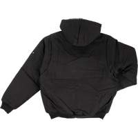 Blouson d'aviateur en toile lourde avec capuchon, Hommes, Moyen (grande taille), Noir Cintas