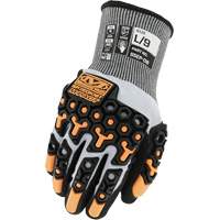 SpeedKnit M-Pact&reg; Cut-Resistant Impact Gloves, Size 7/Small, 18 Gauge, Nitrile Coated, HPPE/Tungsten Shell, ASTM ANSI Level A5/EN 388 Level E Cintas