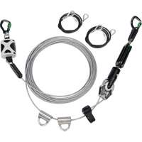 Temporary Horizontal Lifeline, Galvanized Cable Cintas