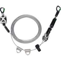 Temporary Horizontal Lifeline, Galvanized Cable Cintas