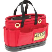 Seau avec aimant pour travail en hauteur, 14" lo x 7" la x 10" h, Toile, Rouge Cintas