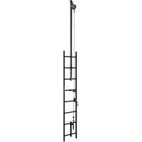 Support de rallonge de remont&eacute;e pour syst&egrave;me de cordage de s&eacute;curit&eacute; vertical Lad-Saf, Acier galvanis&eacute; Cintas