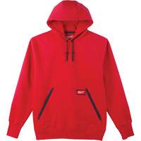 Chandail &agrave; capuchon lourd, Hommes, Petit, Rouge Cintas