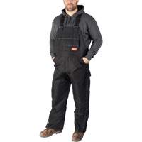 Salopette GridIron de longueur standard avec fermeture &agrave; glissi&egrave;re jusqu'&agrave; la cuisse, Hommes, Grand, Noir Cintas