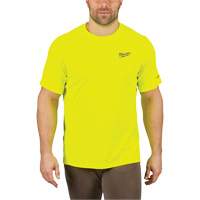 Chandail l&eacute;ger &agrave; haute visibilit&eacute; Workskin, Hommes, Petit, Jaune Cintas