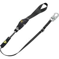 V-Series Utility Energy Absorbing Lanyard, 6', Snap Hook Center, Snap Hook Leg Ends, Nylon Cintas