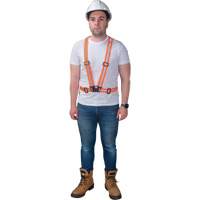 Traffic Harness, High Visibility Orange, Silver Reflective Colour, Medium Cintas