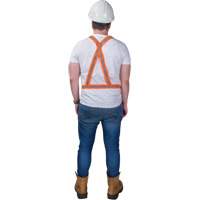 Traffic Harness, High Visibility Orange, Silver Reflective Colour, Medium Cintas