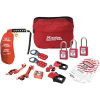 Premier Lockout Kit with Zenex Thermoplastic Locks, Electrical Kit, 16 Components Cintas