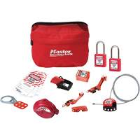 Standard Lockout Kit with Zenex Thermoplastic Locks, Electrical/Valve Kit, 14 Components Cintas