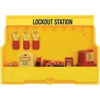 Premier Electrical Lockout Station, None Padlocks, 16 Padlock Capacity, Padlocks Not Included Cintas