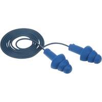 E-A-R Ultrafit Premolded Earplugs, Corded, One-Size, Bulk - Polybag, NRR 25 dB NRR dB Cintas