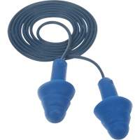 E-A-R Ultrafit Premolded Earplugs, Corded, One-Size, Bulk - Polybag, NRR 25 dB NRR dB Cintas