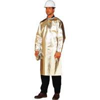 Long tablier/sarrau de protection thermique ALM 300, 48" lo, Fibre de verre aluminis&eacute;e Cintas