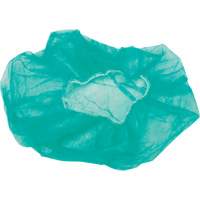 Bouffant Caps, Polypropylene, 21", Green Cintas