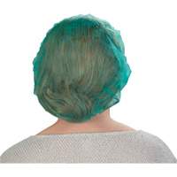 Bouffant Caps, Polypropylene, 21", Green Cintas