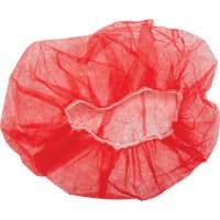 Bouffant Caps, Polypropylene, 21", Red Cintas
