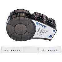 Aggressive Adhesive Multi-Purpose Labels with Ribbon, Black Cintas