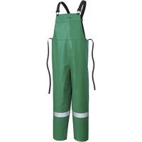 P43 035 CA-43&reg; FR Chemical- & Acid-Resistant Safety Bib Pants, Small, Green Cintas
