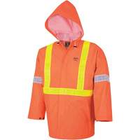R85 Ensemble imperm&eacute;able de s&eacute;curit&eacute; 3 pi&egrave;ces ignifuge Element FR, Petit, Orange haute visibilit&eacute; Cintas