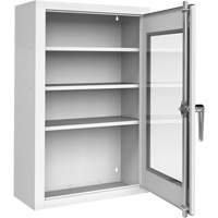 Armoire &agrave; pharmacie verrouillable avec porte en Plexiglas Cintas