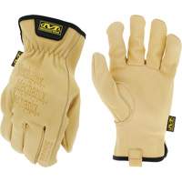 Driver's Work Gloves, 8, Grain Cowhide Palm Cintas