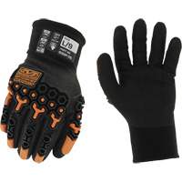 Speedknit M-Pact&reg; Thermal Gloves, 7, Nitrile Palm, Knit Wrist Cuff Cintas