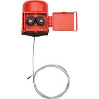 No-Handle Valve Lockout with Cable, Ball/Gate Type Cintas