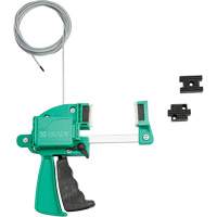 Green Clamping Cable Lockout, 8' Length Cintas