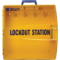 Ready Access Lockout Station, None Padlocks, 40 Padlock Capacity, Padlocks Not Included Cintas