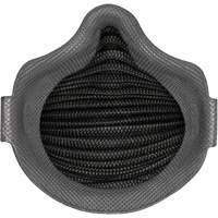 Masques jetables AirWave de la s&eacute;rie M noirs avec SmartStrap et bride compl&egrave;te en mousse, N95, Certifi&eacute; NIOSH, Petit Cintas