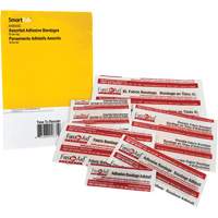 Recharge de bandages adh&eacute;sifs SmartCompliance, Assorti, Tissu/Plastique, Non st&eacute;rile Cintas
