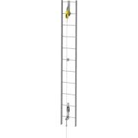 Ensemble de c&acirc;bles de s&eacute;curit&eacute; pour &eacute;chelle verticale Latchways, Acier inoxydable Cintas