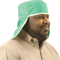 Weldlite Welding Cap With Neck Drape, One Size, Green Cintas