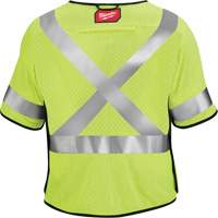 Gilet de s&eacute;curit&eacute; &agrave; maille d&eacute;tachable, Noir/Jaune lime haute visibilit&eacute;, Moyen/Petit Cintas