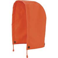 5400H 300D Trilobal Ripstop Waterproof Rain Jacket Hood, High Visibility Orange, Polyester Cintas