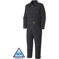 520A Combinaisons en toile de coton matelass&eacute;e, Hommes, Noir, Taille Petit Cintas