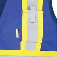 7730 FR-Tech&reg; Flame-Resistant Arc Safety Vest, Small, Royal Blue, 10 cal/cm² Cintas
