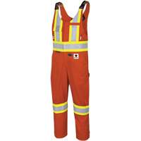 7712 FR-Tech&reg; Flame-Resistant Overalls, Small, High Visibility Orange Cintas