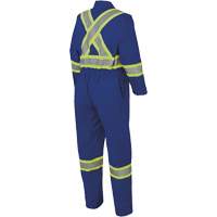 7706 Combinaison ignifuge FR-Tech avec fermetures &agrave; glissi&egrave;re aux jambes, Taille 36, Bleu royal, 9,7 cal/cm² Cintas