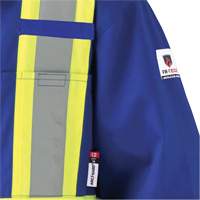 7706 Combinaison ignifuge FR-Tech avec fermetures &agrave; glissi&egrave;re aux jambes, Taille 36, Bleu royal, 9,7 cal/cm² Cintas