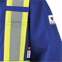 7706T Combinaison ignifuge FR-Tech avec fermetures &agrave; glissi&egrave;re aux jambes, Taille 40 (grand taille), Bleu royal, 9,7 cal/cm² Cintas